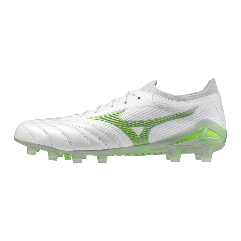 Mizuno MORELIA NEO IV BETA JAPAN Chaussures de football Blanc/neon green/cool gray 3c Femme/Hommee Taille44 Mizuno MORELIA NEO IV BETA JAPAN Chaussures de football Blanc/neon green/cool gray 3c Femme/Hommee Taille44